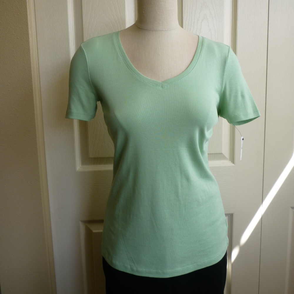 COPY - TALBOT'S 100% Pima Cotton Tee